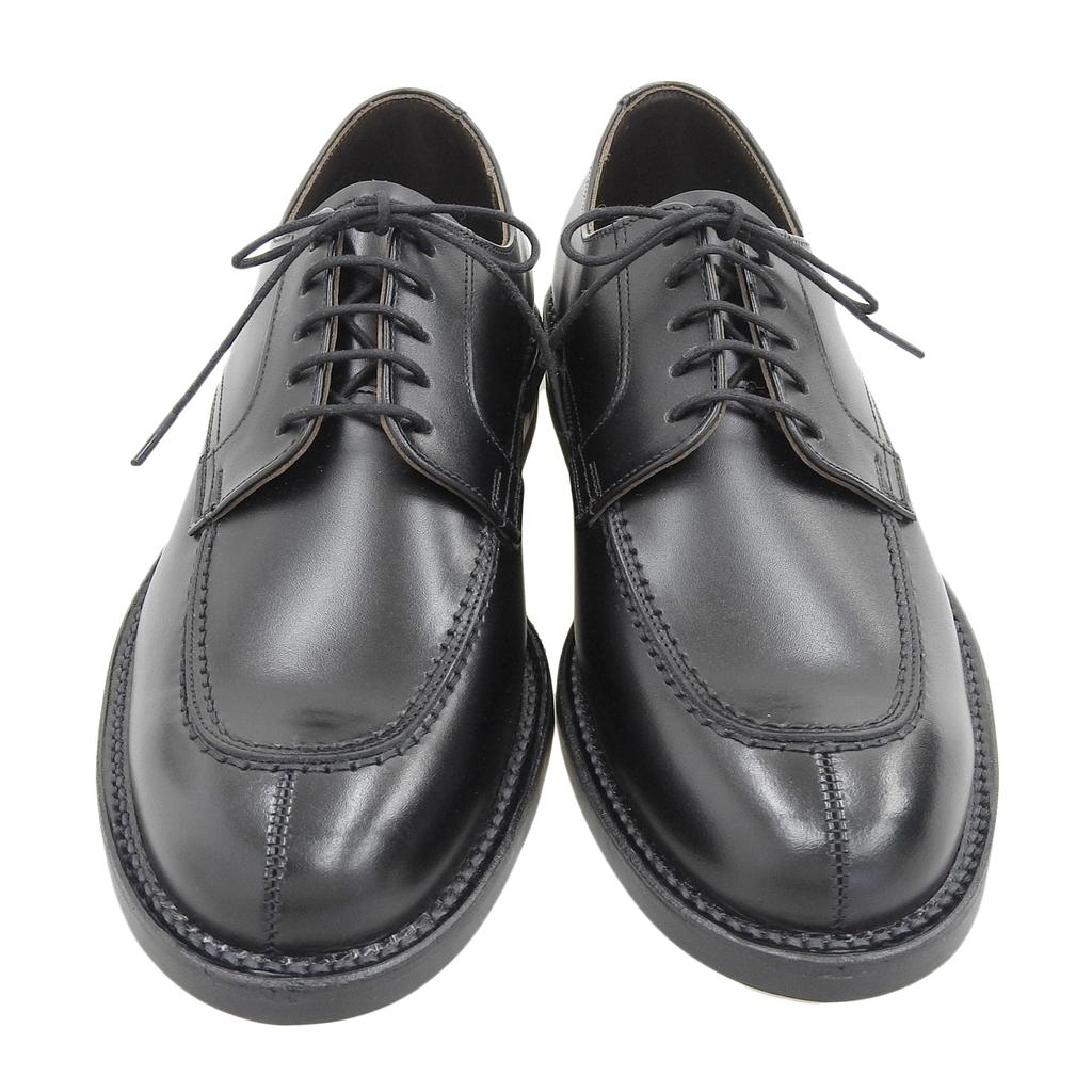 Makellose REGAL Lederschuhe U-Spitze schwarzes Leder Herren 24.5 Gebraucht