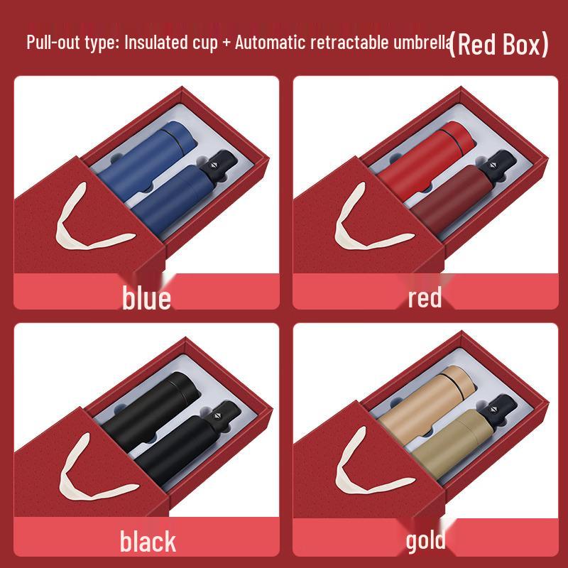 Business Gift Set with Smart Thermos & Umbrella