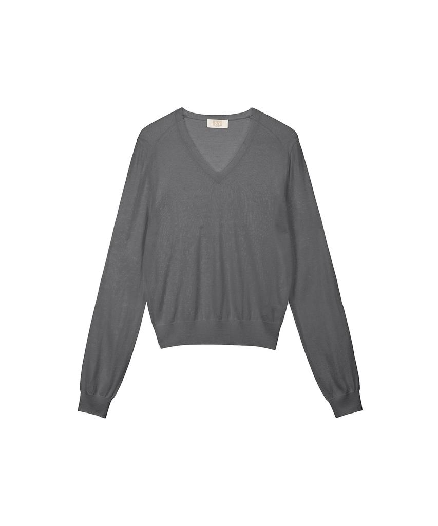 RENEJ Simple V-Neck Knit