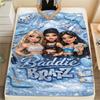 1Pc Bratz Doll Print Flannel Blanket, High quality Comfortable for All Seasons, Home Decor, Warmth and Comfort, Perfect for Gifts