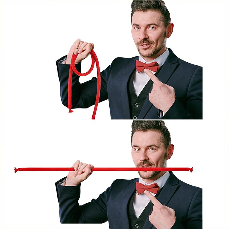 Seiltrick Steifes Seil Zaubertricks Weiches Seil zu Steif Magia Close Up Straßenillusionen Gimmicks Mentalismus Lustige Requisiten TMZ