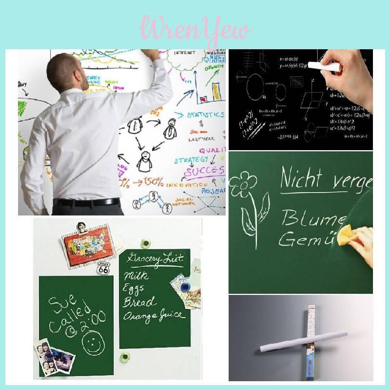 Whiteboard Wandaufkleber Wiederverwendbar PVC Beschreibbar Kinder Kritzel Dekoration