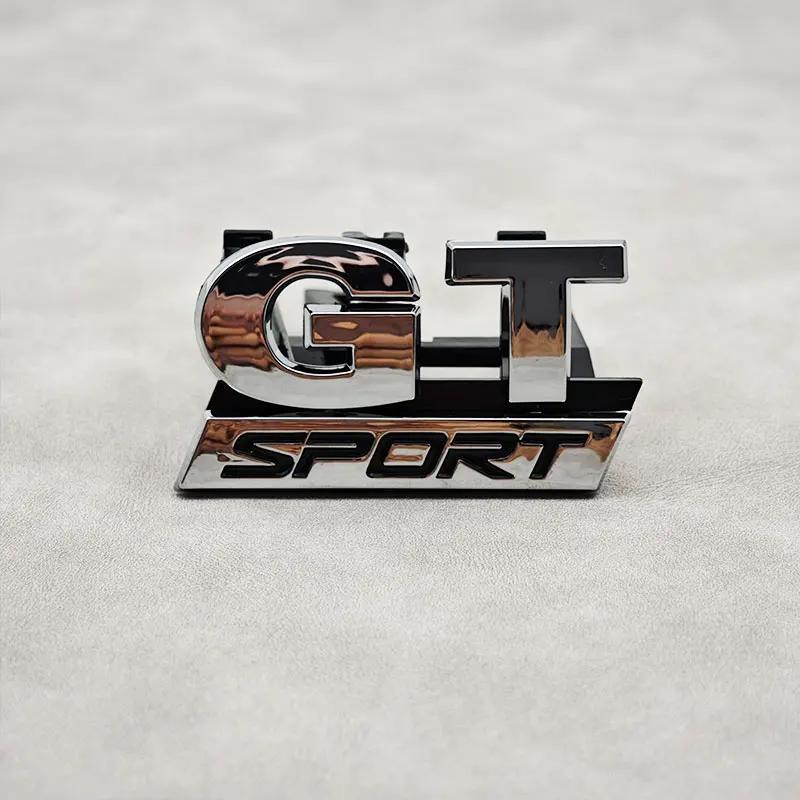 VW GTI GOLF 2026 Caliente Para VW VOLKSWAGEN Emblema de Logo GT Sport 3D ABS Insignia de Rejilla Frontal de Coche Para Volkswagen VW Polo Golf 5 MK5 Pass