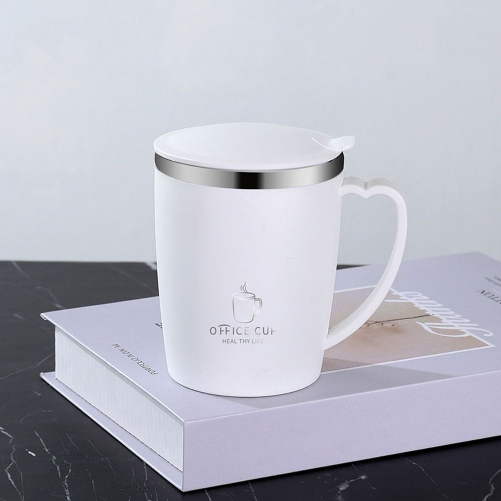 Double Wall Coffee Mug Stainless Steel Water Bottle Portable Traveling Cup
