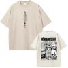 Skalbtas marškinėlis Anime VINLAND SAGA Thorfinn Karlsefni Manga Skalbtas marškinėlis Oversize Vyrams Moterims Vasarinis Medvilninis Trumpomis Rankovėmis Marškinėliai T Shirt oversize1