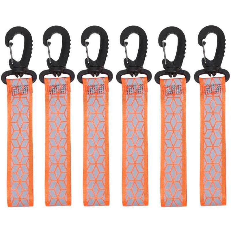 Reflective Effect Safety Reflector Pendant Lightweight Bright Colors Reflective Backpack Pendant Night-time Powerful