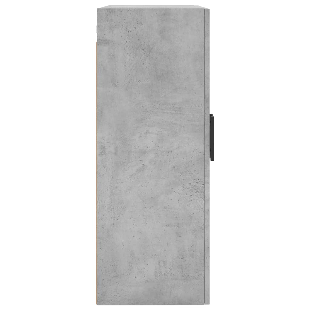 Vidaxl Szafki Wiszące, Szarość Betonu, 2 Szt., 69,5X34X90 Cm