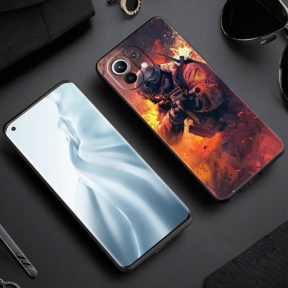 Phone Case For Xiaomi Mi 15 14 13 12 11 Lite 14T 13T 12T 11T Pro Poco X7 X6 X5 X3 Pro F6 F5 F4 Cover Counter Strike CS GO