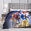 Sonices the H-Hedgehogs Blanket  Soft Funny Plush Throw Blanket For Kids Adult Couch Chair Flannel Bedspread Bed Cover