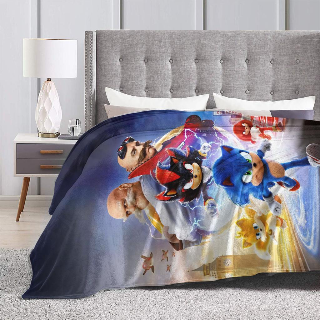 Sonices the H-Hedgehogs Blanket Soft Funny Plush Throw Blanket For Kids Adult Couch Chair Flannel Bedspread Bed Cover