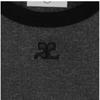 Courage 324jtS017 JS0166 B115 Logo ContraSt Women S Short Sleeve Tee