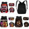 Vibrant Five Nights At Freddys Backpack Set With Lunch Bag And Pencil Case