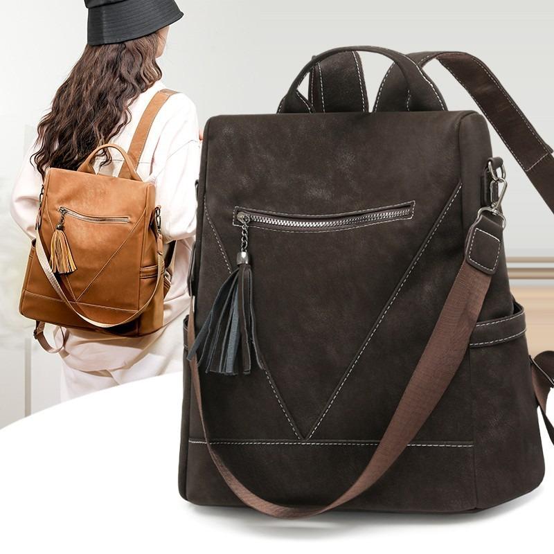Doppelschulter-Rucksack mit großem Fassungsvermögen, modische und multifunktionale Umhängetasche
