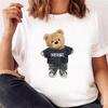 Cartoon Bear Print T Shirt Casual Y2k Harajuku Fashion Unisex Unisex Summer Spring Short Sleeve Oneck Aesthetic Tee