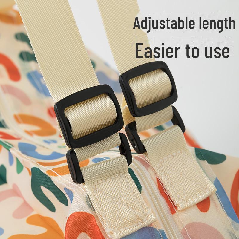 Foldable Portable Large Eco-Friendly Shopping Bag with Shoulder Strap