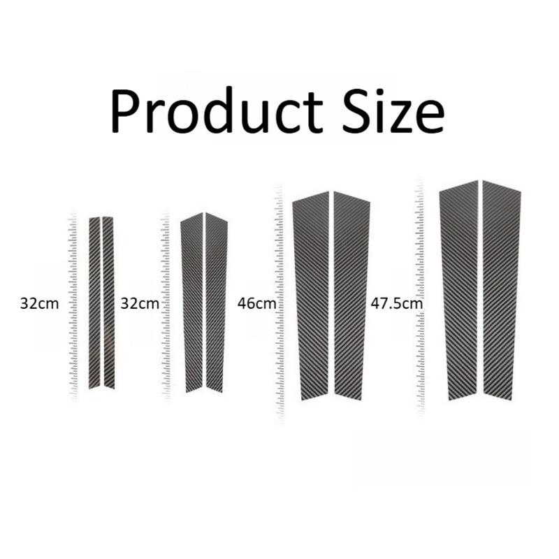 Real Carbon Fiber B Pillar Trim Sticker Panels For BMW X6 2009-2014 Car Exterior Styling Accessories Kit Sets Replacement Panels