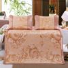 Ice Silk Cold Mat 3PCS Set Washable Foldable Soft Bedding Mat for Home Use in Summer Winter