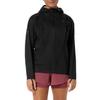 Women's ASICS FUJITRAIL Running Jackets Women's Performance Black Hooded (Non-detachable) Moderate