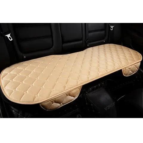 Husă scaun mașină față spate pernă flocata din pânză anti-alunecare iarnă protectie auto pernă pentru covoraș ține cald Fit universal camion suv van