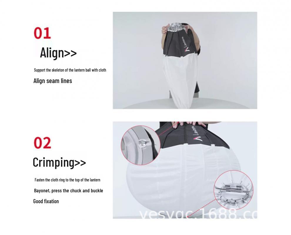 Aputure 65cm Lantern Softbox for Photography and Live Streaming
