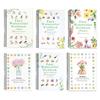 Watercolor Painting Workbook Kids Adults Beginners Watercolor Coloring Book 15 Paintings Botanical Plants Animal Painting Book
