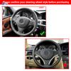 Hand-stitched Car-styling Interior Steering Wheel Braid Cover Trim For BMW M Sport 1 3 Series M3 E90 E92 E93 E81 E82 E87 X1 E84