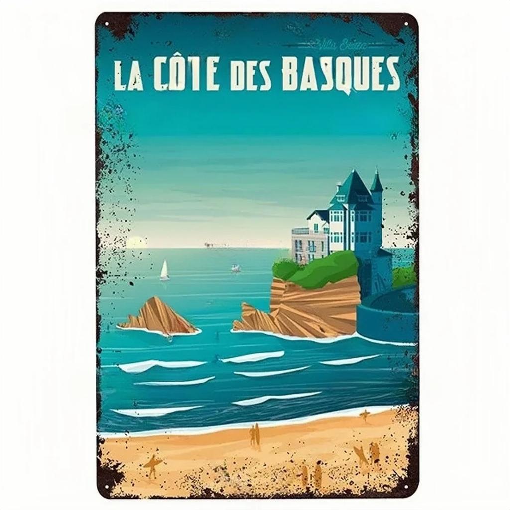 Vintage BERLIN LONDON MONACO Lissabon Stadtposter Metallschild Plakette Platte Dekor Für Werkstatt Man Cave Bar Pub Hotel Wanddeko