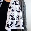 Miyamoto Towel Miyamoto Kenema Made In Japan Tenugui Hand 35 X Panda and 50031 Chū-dyed Towel, 90cm, Baby,