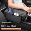 Breathable Car Armrest Heightening Pad with Multifunctional Storage and Protective Cover