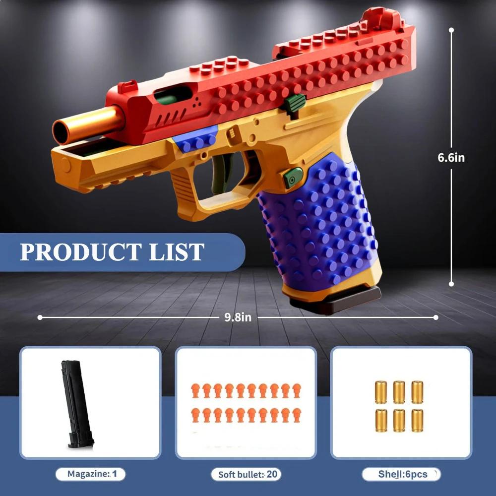 High-Quality Sig17 High-Quality Building High-Quality Block High-Quality Toy High-Quality Gun High-Quality Continuous High-Quality Firing