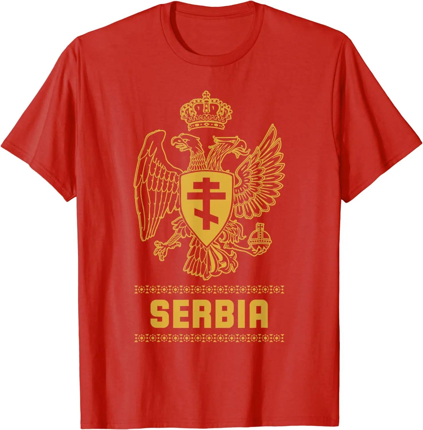 Serbia Serbian Serb Srbija Eagle Men TShirt Short Sleeve Casual Cotton ONeck Summer Shirt S