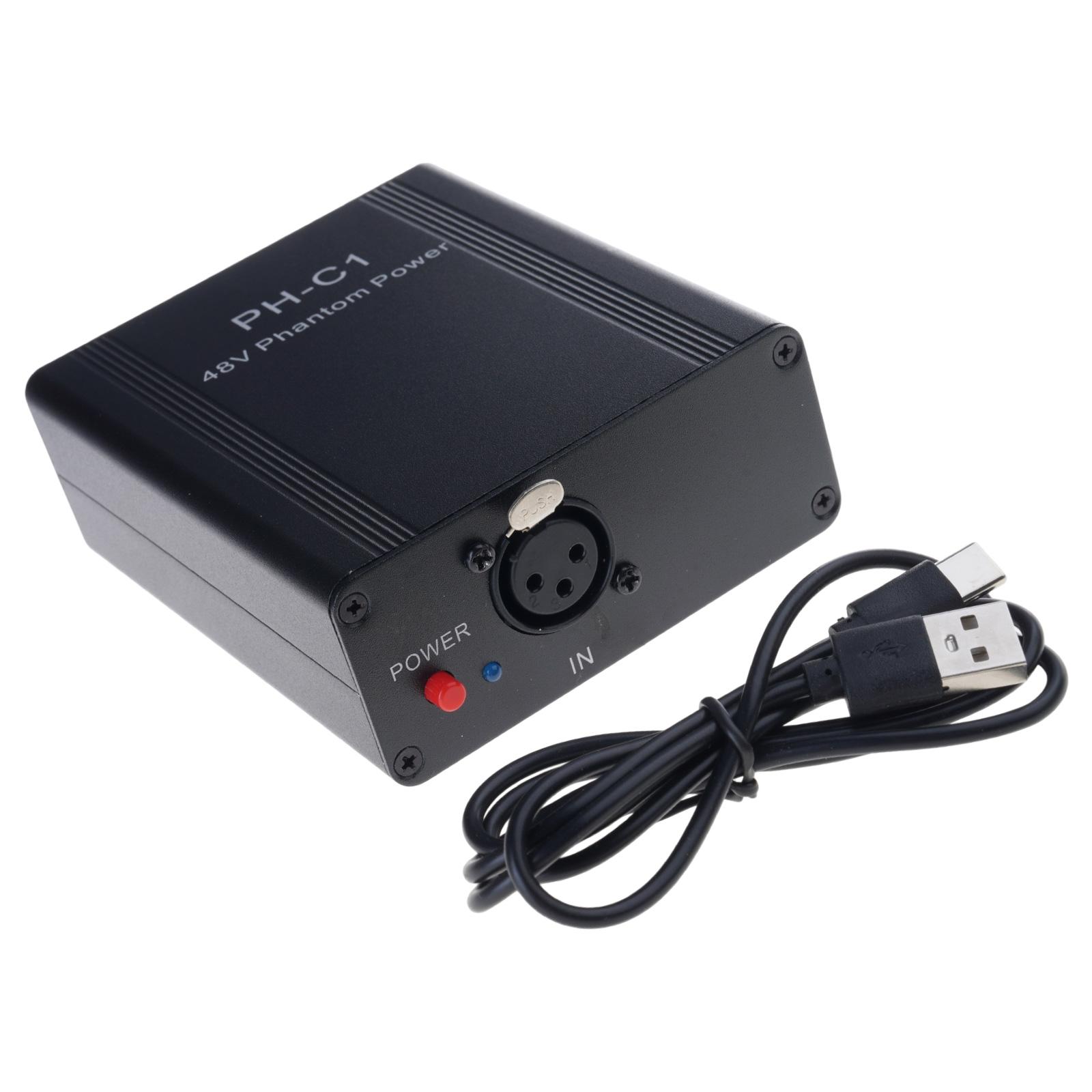 

Rechargeable 48V Phantoms Power Condenser Mics Shockproof Metal Housing High Sensitivity For Outdoor Studio Mobile Use 1