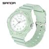 Reloj Impermeable Estilo Pareja Sanda - Moda Sencilla y Fresca para Hombres, Mujeres y Estudiantes