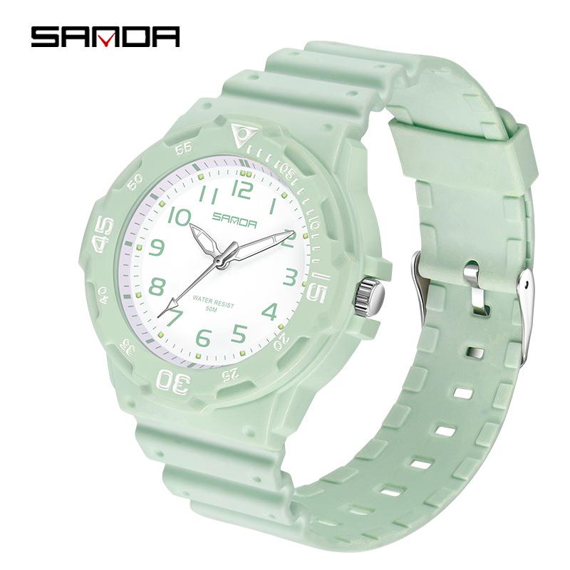 Reloj Impermeable Estilo Pareja Sanda - Moda Sencilla y Fresca para Hombres, Mujeres y Estudiantes