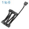 4Pin Hard Drive Power Cable 1 Male To 3/4/5/6 Female Splitter Adapter SATA Power Hard Disk Extension for DIY PC Sever
