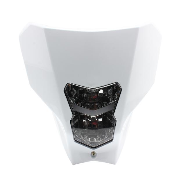 Motorcycle Headlight Plate Motocross Enduro Accessories Fairing for Honda CRF 450 2019 2020 Halogen Lamp Dirt Bike Headlamp Moto