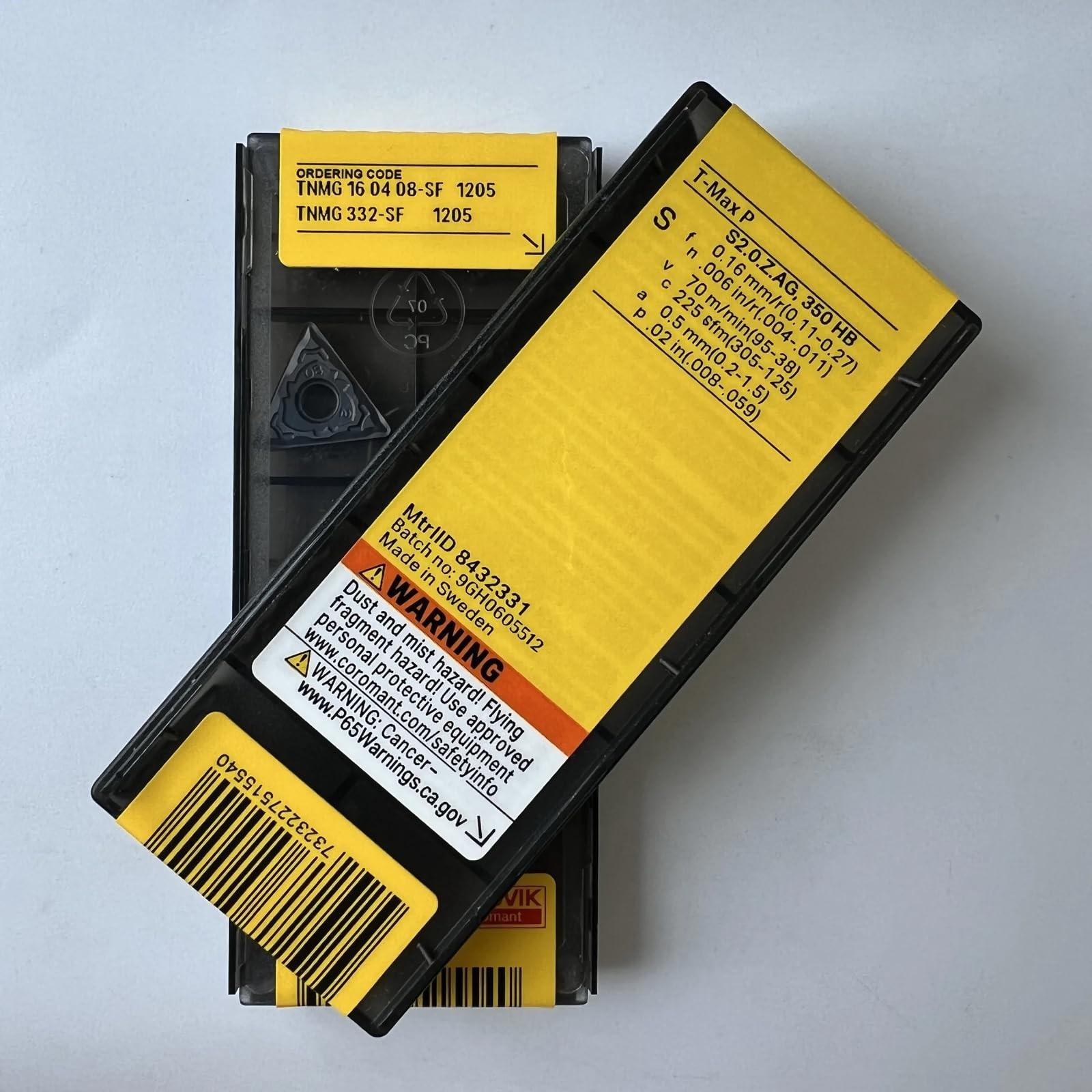 

TNMG160408-SF 1205 CNC Carbide blade 10 Pcs