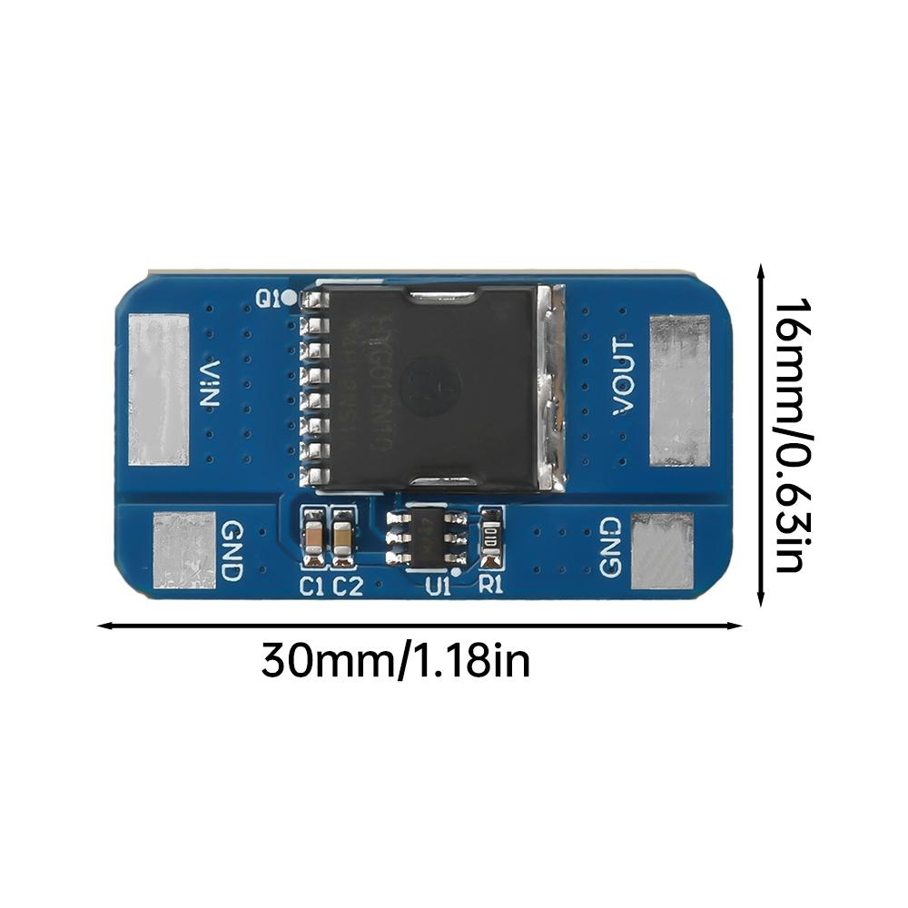 Mini Ideal Diode Module Anti-Backflooding Anti-Reverse Diode LM74700 Ideal Diode Rectifier Battery Protection Board 5-30V 10A