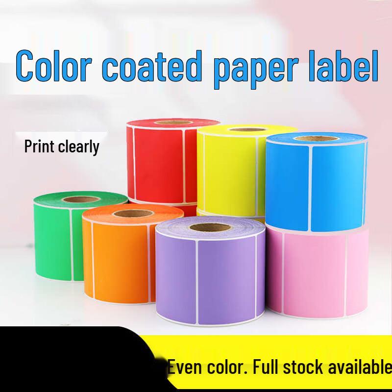 Blue Coated Self-Adhesive Thermal Labels