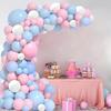 Pastel Pink Blue Balloons Garland Arch White Balloon Kit Gender Reveal Baby Shower Graduation Birthday Party Decoration Globos