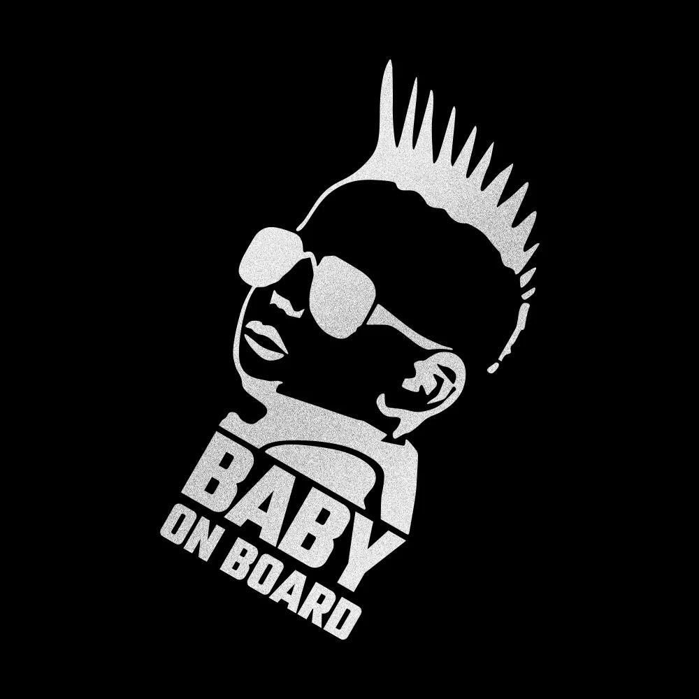 Baby on Board Car Stickers The Whole Body PVC Glue Sticker Funny Baby In Car Vinyl Decal DIY Auto Window Decoration