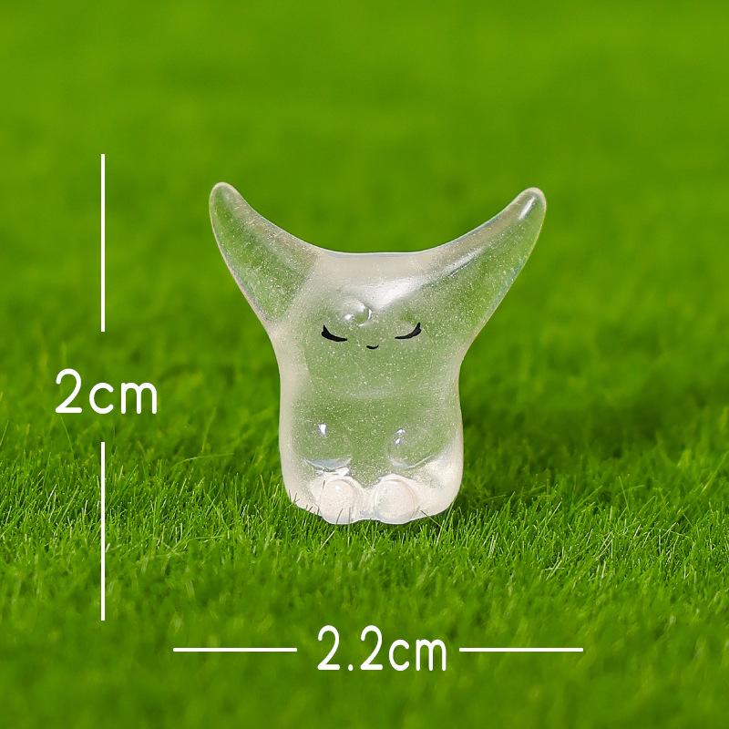 Μικρο-τοπίο Δημιουργικό Χαριτωμένο Φωτεινό Μικρό Ξωτικό Σπίτι Επιτραπέζιος Υπολογιστής Αυτοκίνητο Ρητίνη Χειροτεχνία Διακοσμητικά Μικρά Στολίδια