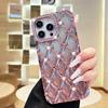 Stylish Luxury Electroplate Glitter Rhinestone Gradient Phone Case for 11-16 Pro Max Soft TPU Shockproof