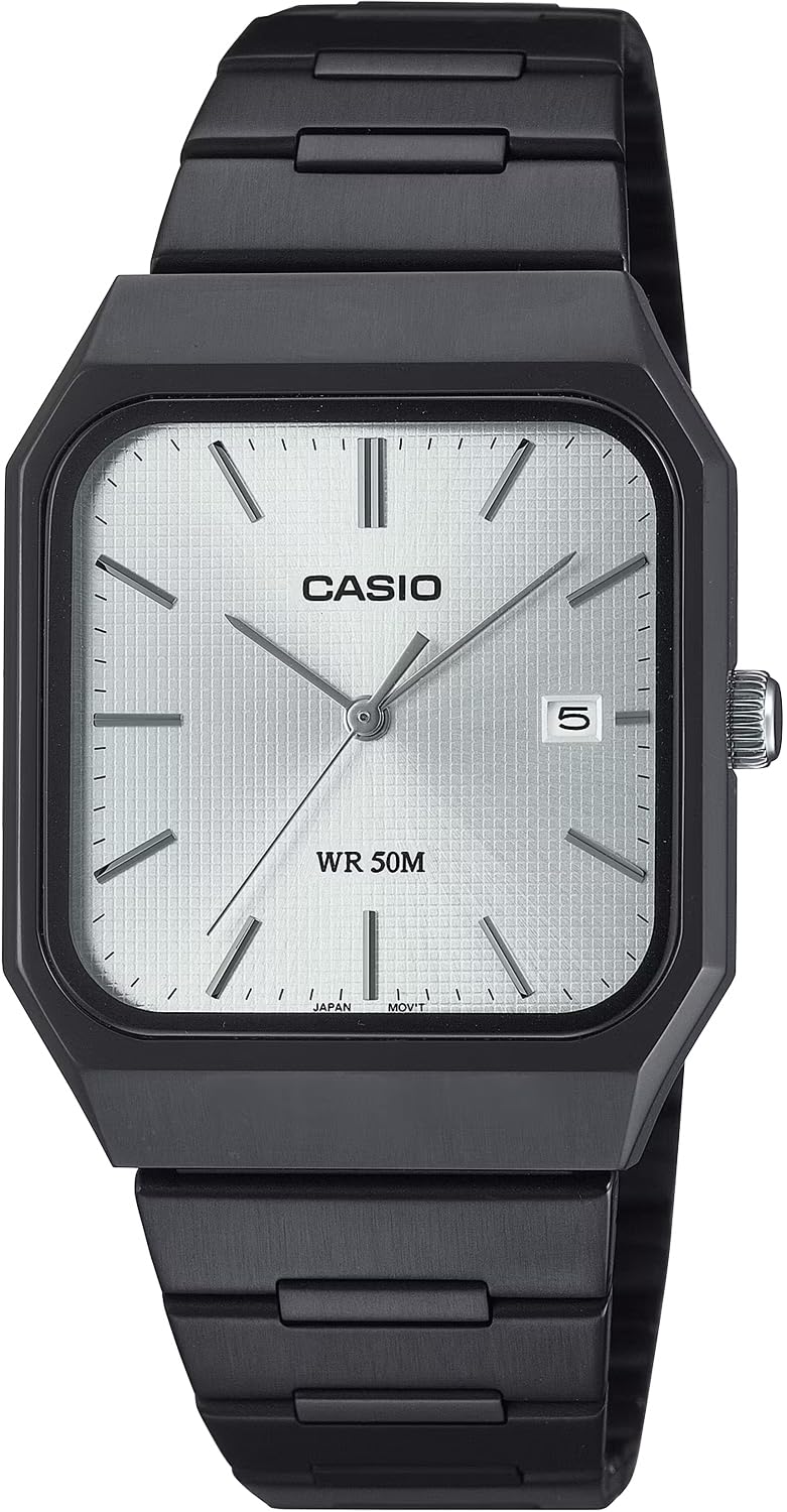 

CASIO Standard Analog Quartz Men s Watch MTP-B185B-7AV Black IP Overseas Model