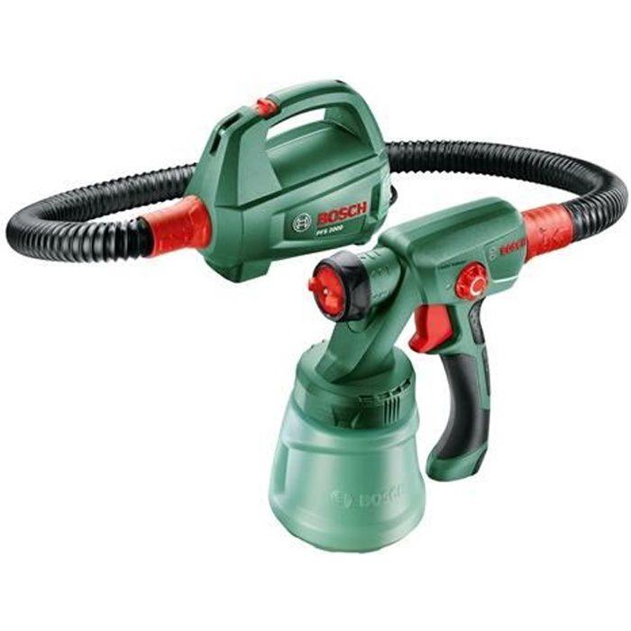 Paint Gun - BOSCH - PFS 2000 - 440W - Fast and Even Application - Raised Surfaces