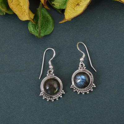 Natural Labradorite Earring 925 Sterling Silver Earring Handmade Earrings For Women's, Silver Earring Christmas Gift