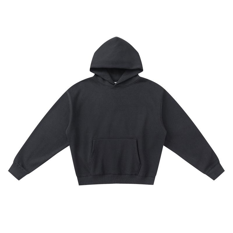 UNF 500G Heavyweight Fleece-Lined Hooded Pullover Sweatshirt for Men and Women, Ideal for Autumn and Winter