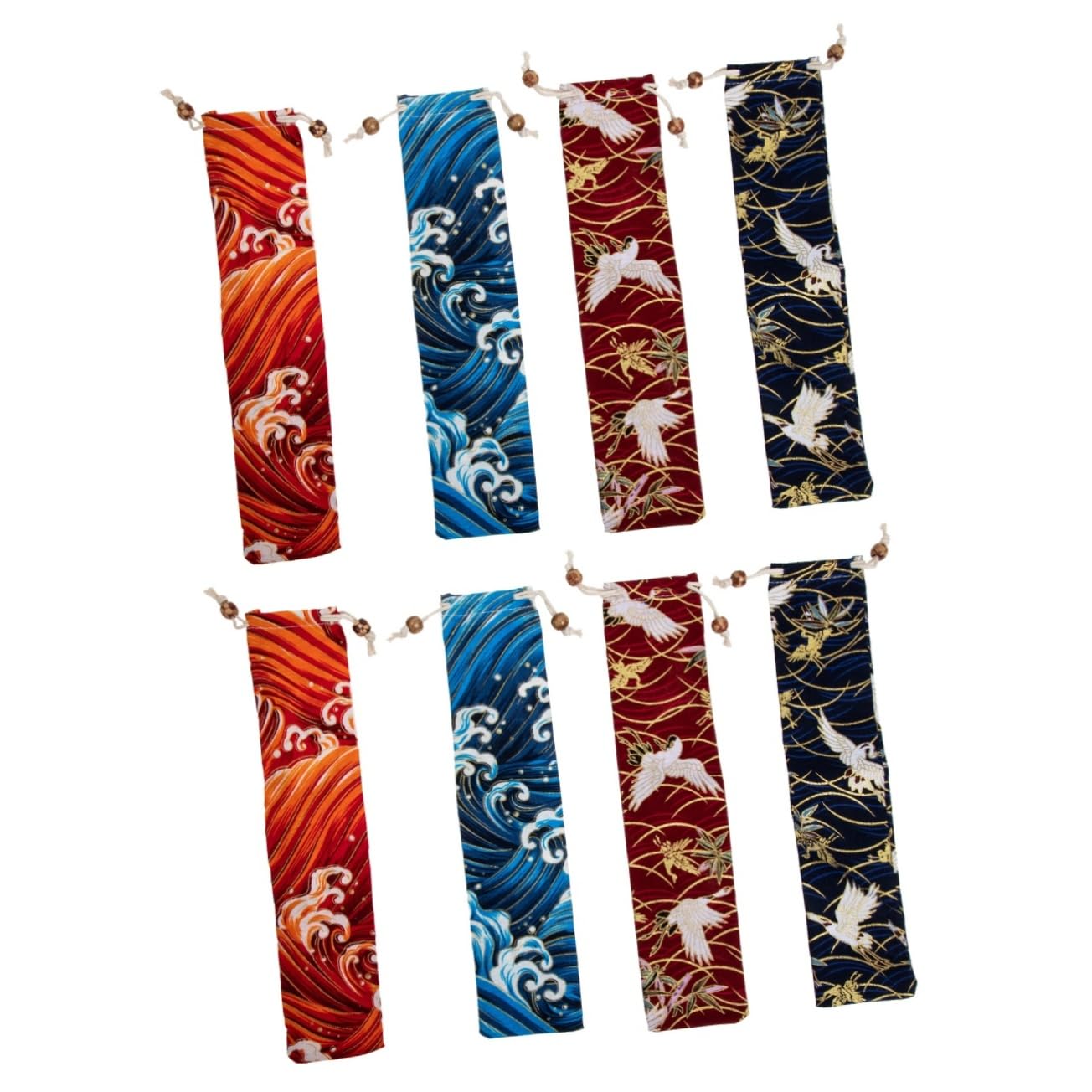 

COHEALI Chopstick Drawstring Cloth Chopstick Set of Japanese Tableware Japanese Chopstick Cutlery Fabric Storage Drawstring Travel Accessories Storage