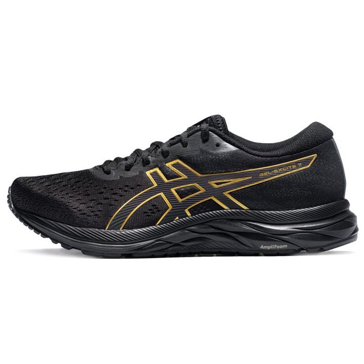 

Asics Gel-Excite 7 Running Shoes Men Sneakers Black Gold 1011A946-001 40.5