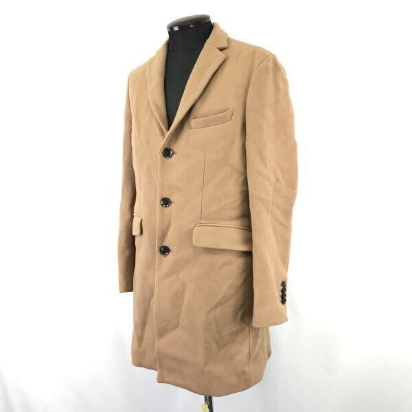 ABAHOUSE Long Chester Coat Men's L Brown Wool(USED)